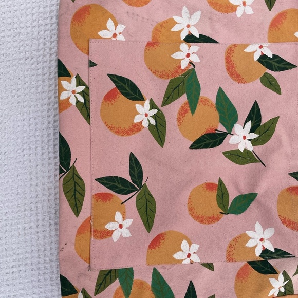 Floral Peach Tote Bag - Picture 5 of 7
